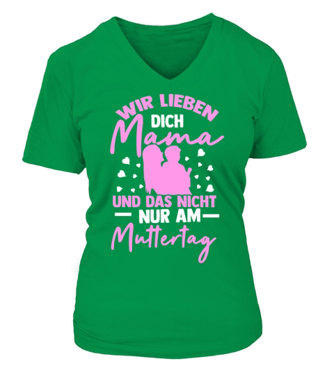 Mothers Day V-neck T-Shirt Woman