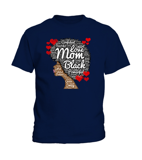 Mothers Day Black Woman Kids T-Shirt