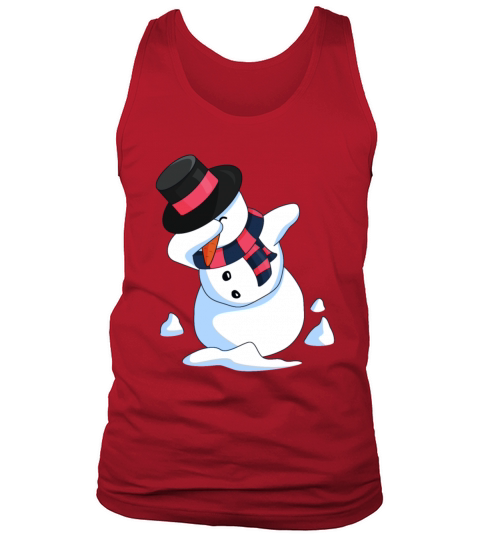 Dabbing Snowman Men's Tank Top