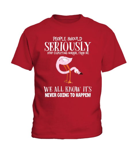 People Should Seriously Stop Expecting Normal Flamingo shirt Kids T-Shirt
