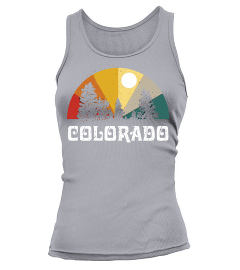 Colorado Vintage Sunset Outdoors Hiking Souvenir Women's Tank Top