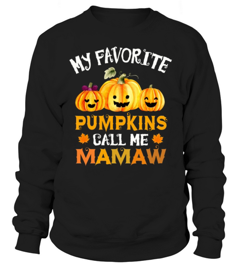 My Favorite Pumpkins Call Me Nonna Funny Halloween Men's Sweatshirt