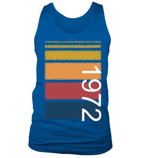 Retro-Vintage year 1972 Tank Top Unisex