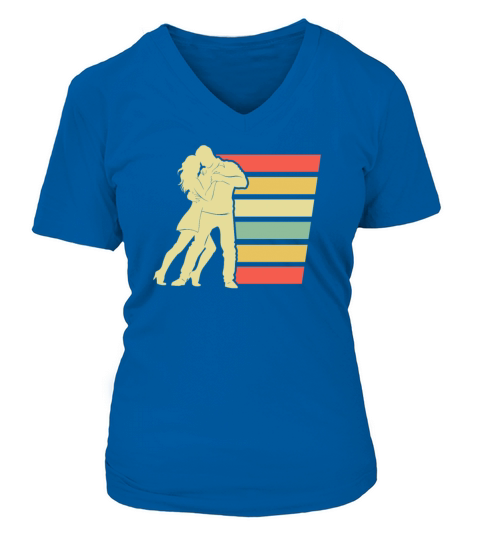 Retro Dance Dancer Vintage Dancing Women's V-Neck T-shirt