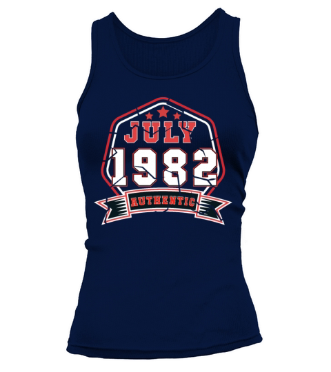 July 1982 Vintage Gift Idea Women's Tank Top