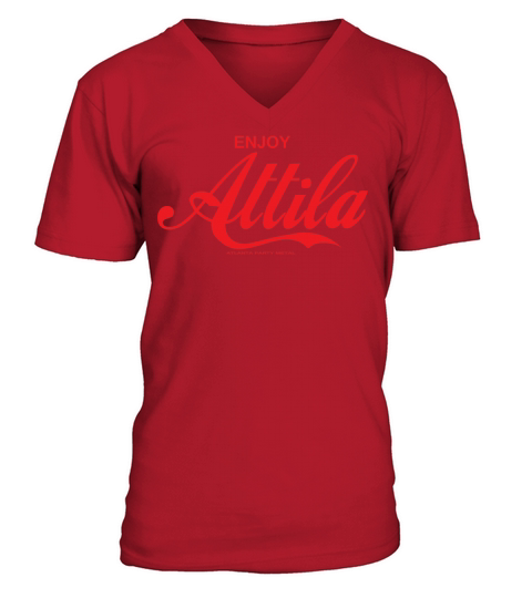 Attila Cola Style Men's V-Neck T-shirt