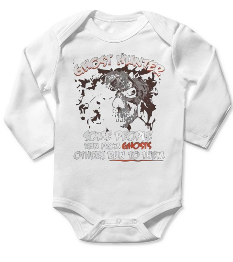 Ghost Hunter Long Sleeve Baby One-Piece