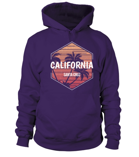 Santa Cruz California Beach Vacation Souvenir Women's Hoodie