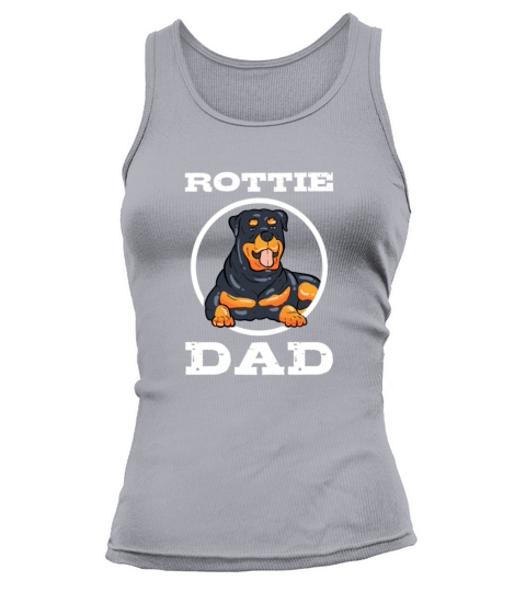 Rottie Dad Rottweiler Dog Owner Animal Father Gift Women's Tank Top