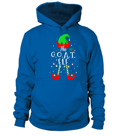GOAT Elf Matching Family Group Christmas Women's Hoodie