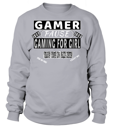 Gamer pause for girl Women's Sweatshirt