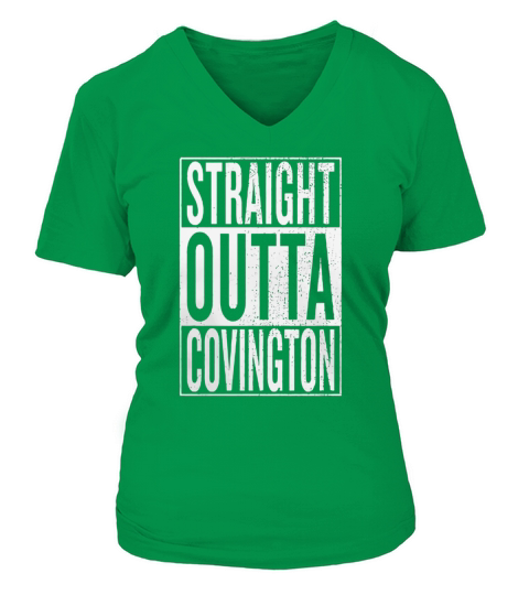 Straight Outta Covington Great Travel V-neck T-Shirt Woman