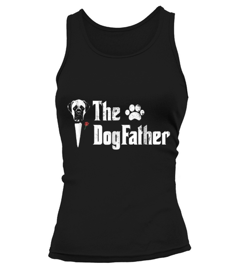 Mens The Dogfather English Mastiff Dog Dad Tshirt Fathers Day G Tank top Woman
