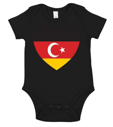 German Turk proud Short Sleeve Baby One-Piece