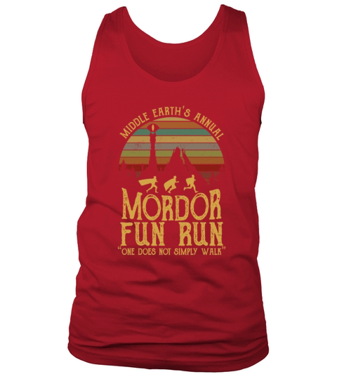 Mordor Fun Run Tank Top Unisex
