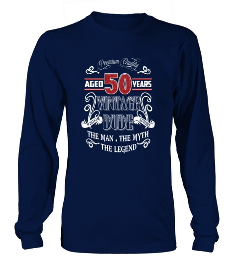 Aged 50 years vintage dude Women's Long Sleeve