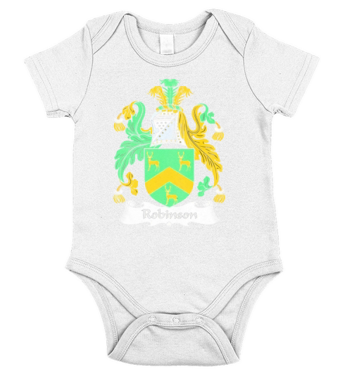 Robinson Family Crest British Family Crests Short Sleeve Baby One-Piece