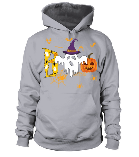 Halloween Boo Geist Witch Pumpkin Bitcoin Men's Hoodie
