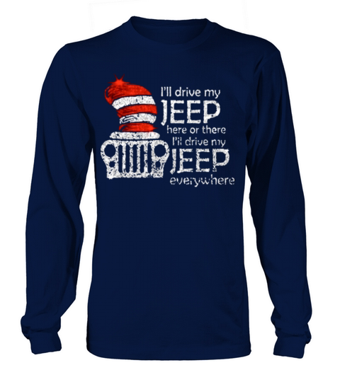 irish i will drive my jeep here or there i will dr Men's Long Sleeve