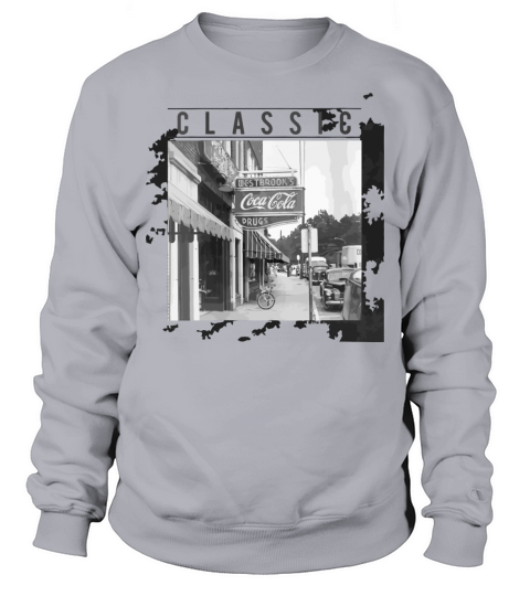 Coca Cola Vintage Store Front Sign Photograph png Men's Sweatshirt