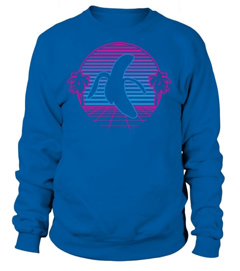 Banana Fruit Retro Vintage Retrowave Women's Sweatshirt