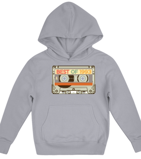 Vintage Cassette Tape Birthday Gifts Retro Born Kids Hoodie