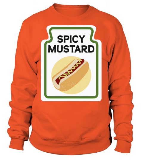 Spicy Mustard Shirt Halloween Costume Funny Party Women's Sweatshirt