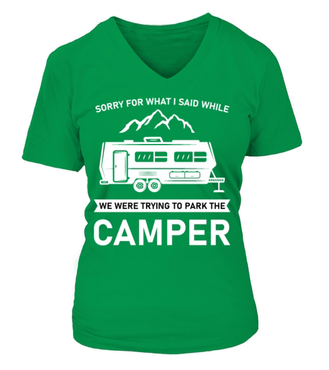 Camping Camper Vacation Gift Women's V-Neck T-shirt