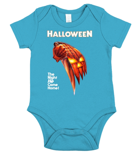 HALLOWEEN - The Night He Came Home! Short Sleeve Baby One-Piece