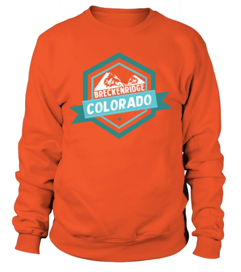 Breckenridge Colorado T shirt Badge Men's Sweatshirt