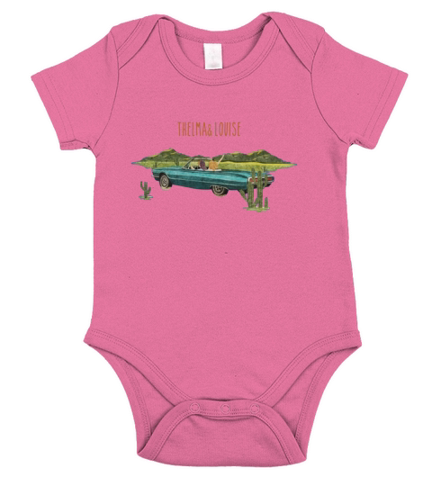 Thelma and Louise Driving Live Shirt Short Sleeve Baby One-Piece