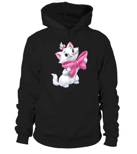 Marie Cat Cartoon Aristocats Kitty Girls Plush Hoodie Unisex