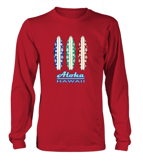 ALOHA - Hawaiian Surfboards Women's Long Sleeve