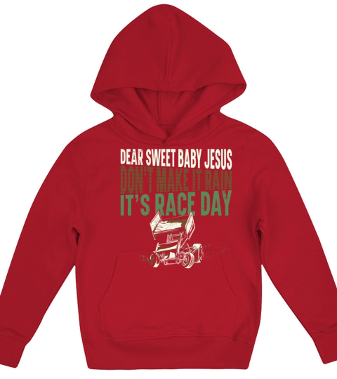 Dirt Track Racing Race Vintage Kids Hoodie