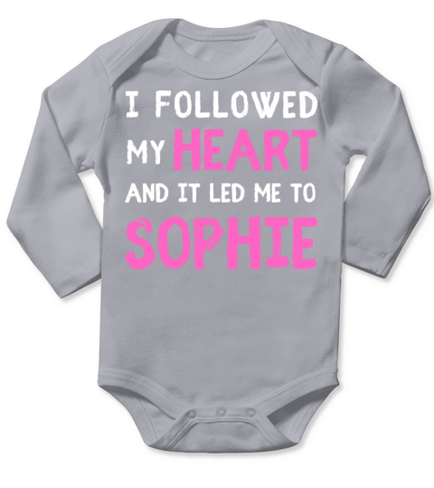 NAMED SOPHIE NAME FIRST NAME DAY SAYING Long Sleeve Baby One-Piece