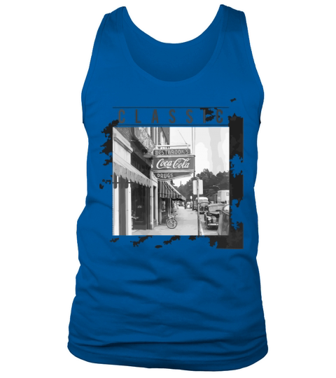 Coca Cola Vintage Store Front Sign Photograph png Men's Tank Top