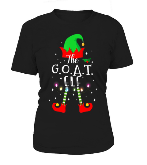 GOAT Elf Matching Family Group Christmas Women's T-Shirt