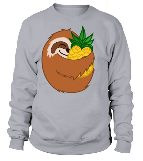 Pineapple Sloth Women's Sweatshirt