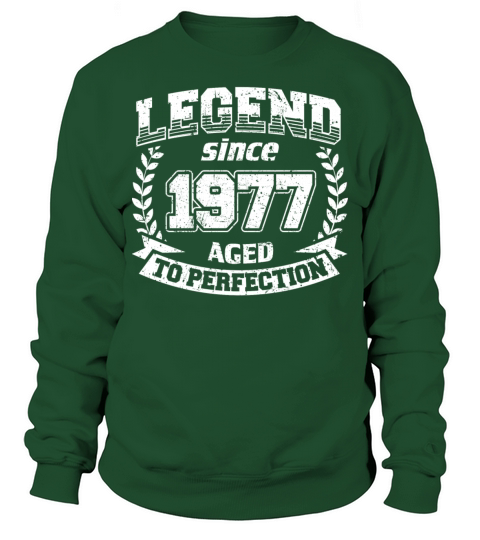Vintage Legend Since 1977 Aged To Perfection Shirt Men's Sweatshirt