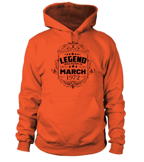 50th Birthday Gifts March 1972 Women's Hoodie