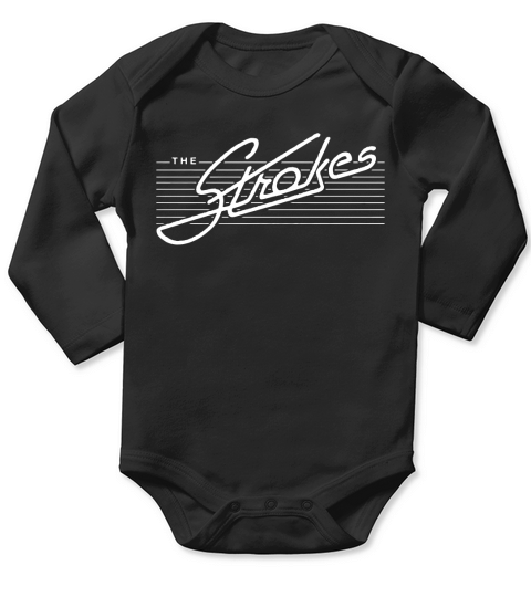 THE STROKES Long Sleeve Baby One-Piece