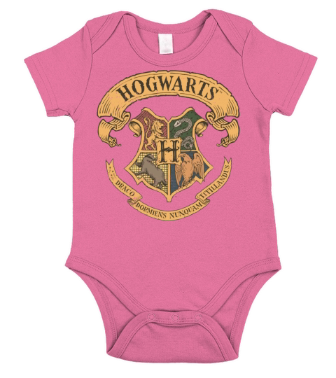 Harry Potter Hogwarts Coat of Arms Short Sleeve Baby One-Piece