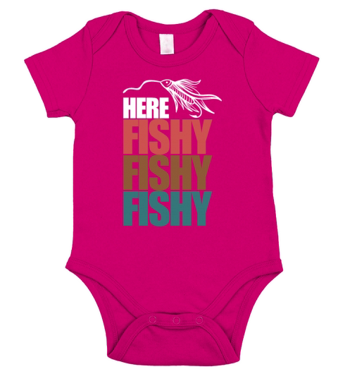Fishing Fish Short Sleeve Baby One-Piece