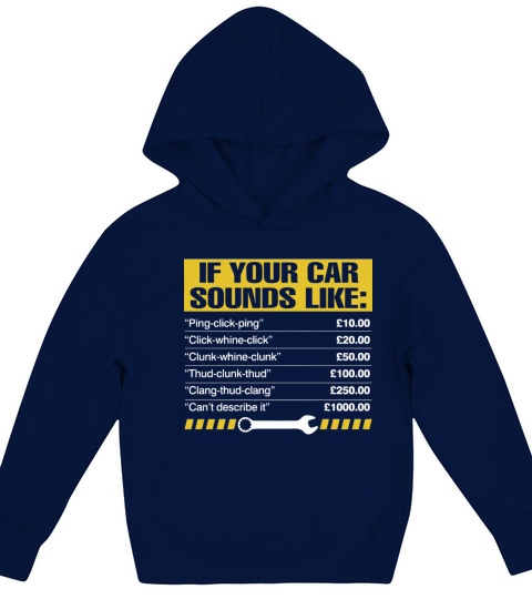 If Your Car Sounds Like Mechanic Kids Hoodie