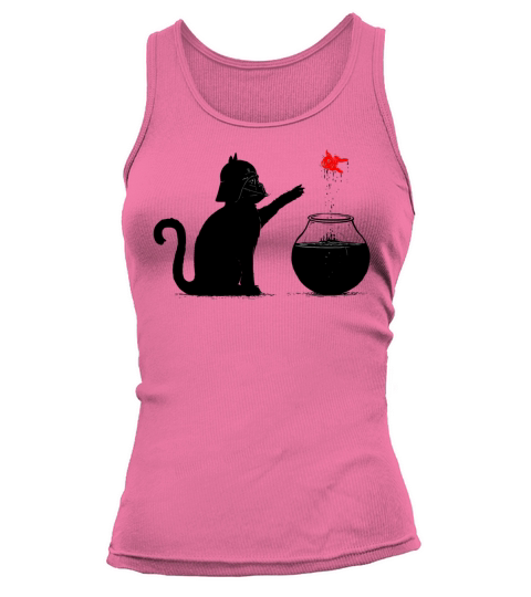 Black Cat and Red Fish Women's Tank Top