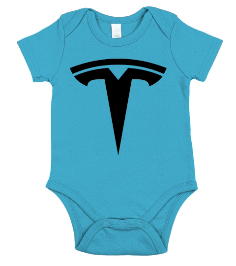 tesla motors car Short Sleeve Baby One-Piece