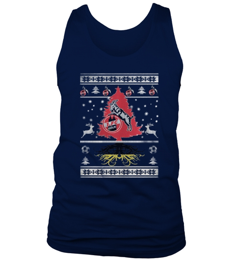 Baden-Württemberg 1. FC Köln Ugly Christmas Sweaters Tank Top Unisex