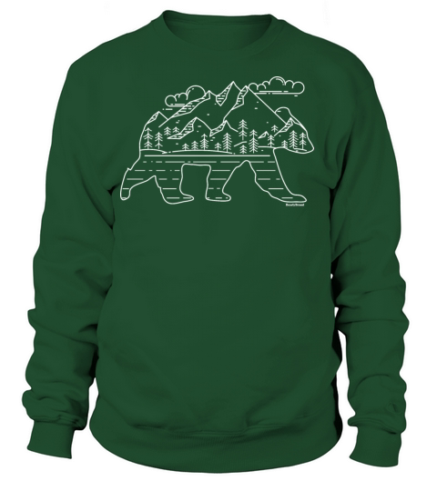 Outdoor Mountain Bear for Gay Bear Pride Camping Women's Sweatshirt