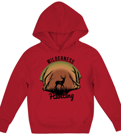 hunting wildernss Kids Hoodie
