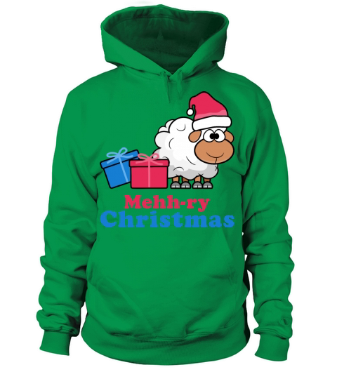 Mehh-ry Christmas Sheep Women's Hoodie